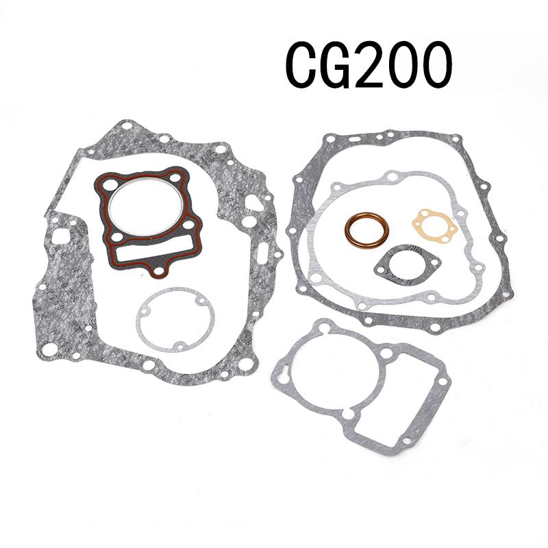 Motorcycle Engine Head Gasket Complete Set Kit For CG125 CG150 CG200 CG250 CG300 CG350 Motor Moped Scooter Equipments Parts