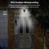 Motion Sensor Outdoor Lights 2-Head Wall Light with Infrared Induction LED Light IP65 Waterproof