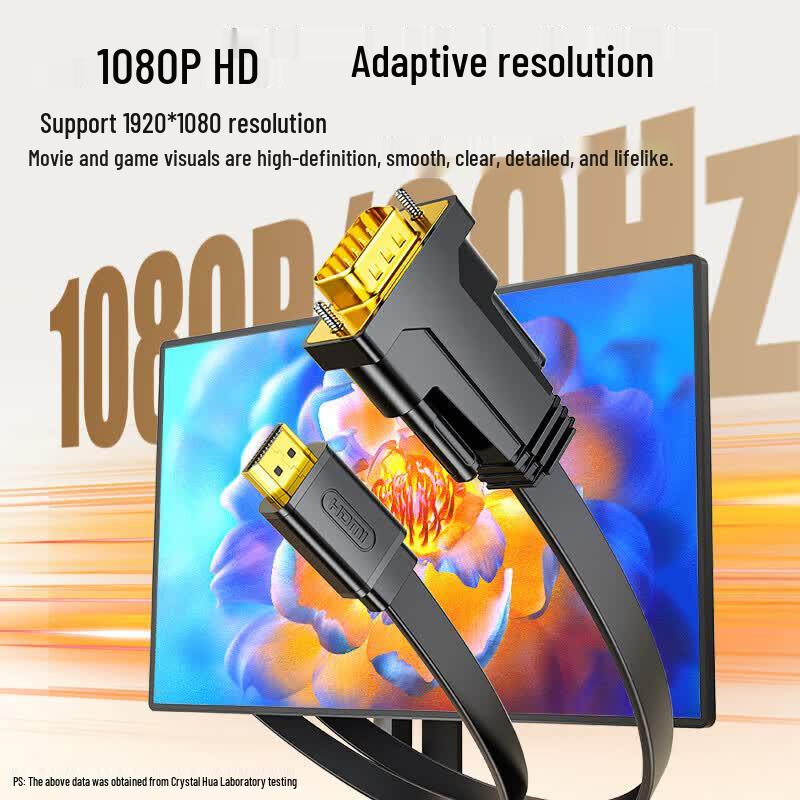 Кабель-конвертер VGA в HDMI со звуком