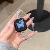 Элегантный ремешок-цепочка с бриллиантами в виде бабочки для Apple 11-го поколения iWatch, Huawei GT6 и Xiaomi 9 Pro