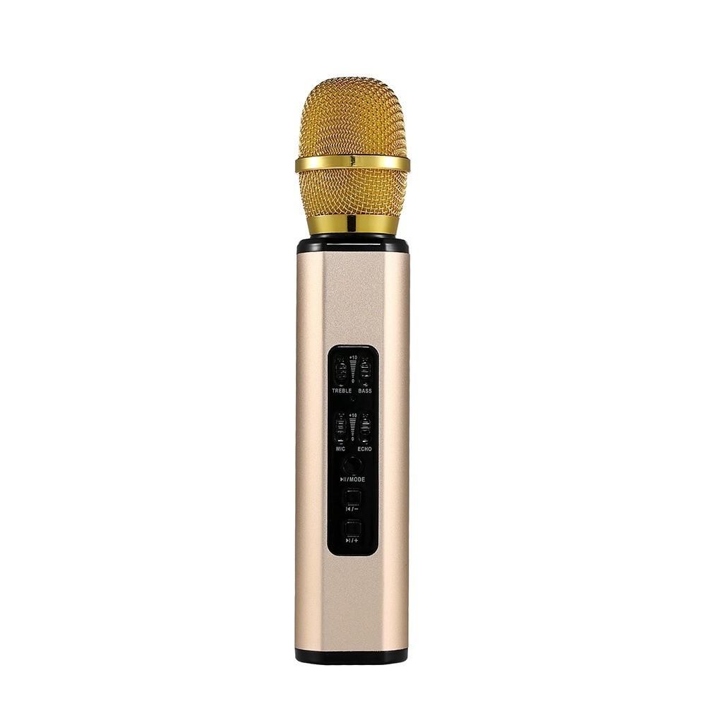 Dual Speaker Karaoke Microphone Professional Bluetooth Microphone Karaoke Speaker Microphone  Bar