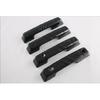 For Ford Bronco 2024 2025 Car Accessories Carbon fiber style Door Handle Cover With Smart Key Hole Catch Cap Trim Molding