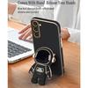 Coque pour Xiaomi 15T Pro, Silicone Slim Anti-Rayures avec Support Motif Astronaute - Noir