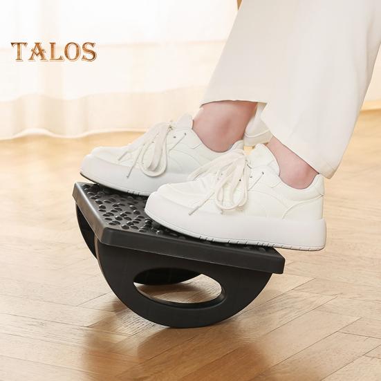 Табурет-качалка для ног с массажным роликом для облегчения боли при ахиллите, подошвенном фасциите, качающаяся подставка для ног, домашний офис, подстольный массажный низкий табурет