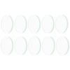 10pcs 30.5‑35mm Round Flat Watch Crystal Lens Watch Glass Replacement Accessories
