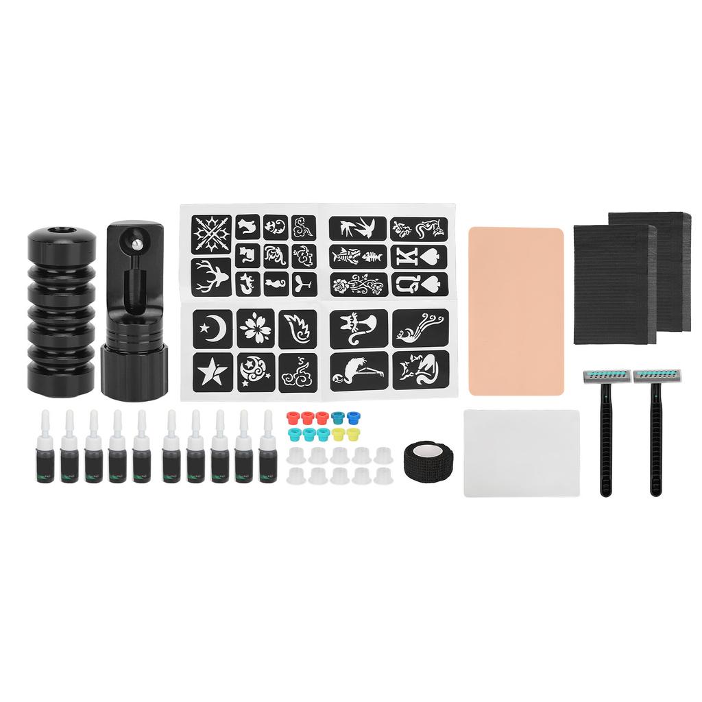Набор инструментов для практики татуировки Руководство Профессиональный Полный Тренировка навыков 1,8 унции Жидкий Набор инструментов для татуировки