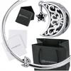 Moon Charms 925 Bead Beads Cubic Zirconia Hanging Star Movable