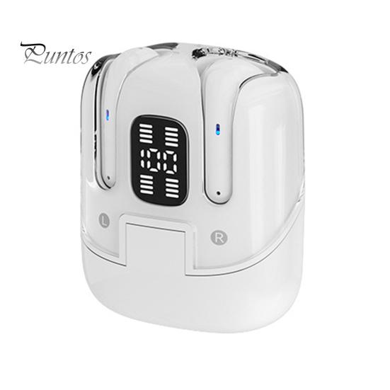 Беспроводные наушники с поддержкой Bluetooth, светодиодный дисплей, стереозвук, шумоподавление, водонепроницаемые наушники-вкладыши, гарнитура с сенсорным управлением