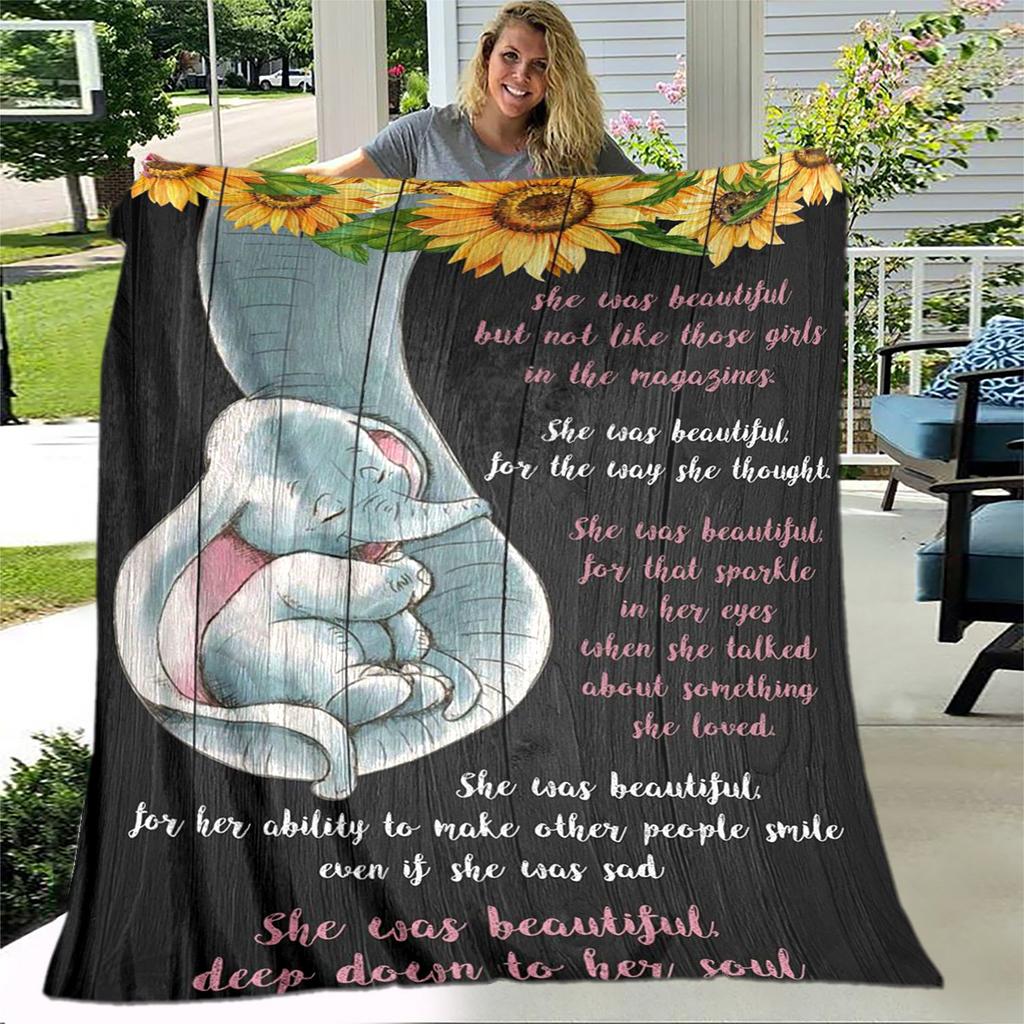 Моей дочери сыну подарок в виде письма HD одеяло, мягкое одеяло для дома, спальни, кровати, дивана, пикника, путешествия, офиса, одеяло, детское одеяло