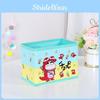 Cute Pajamas Crayon Shin Chan Shiro Striped Pattern Foldable Desktop Storage Box For Desk And Makeup Supplies
