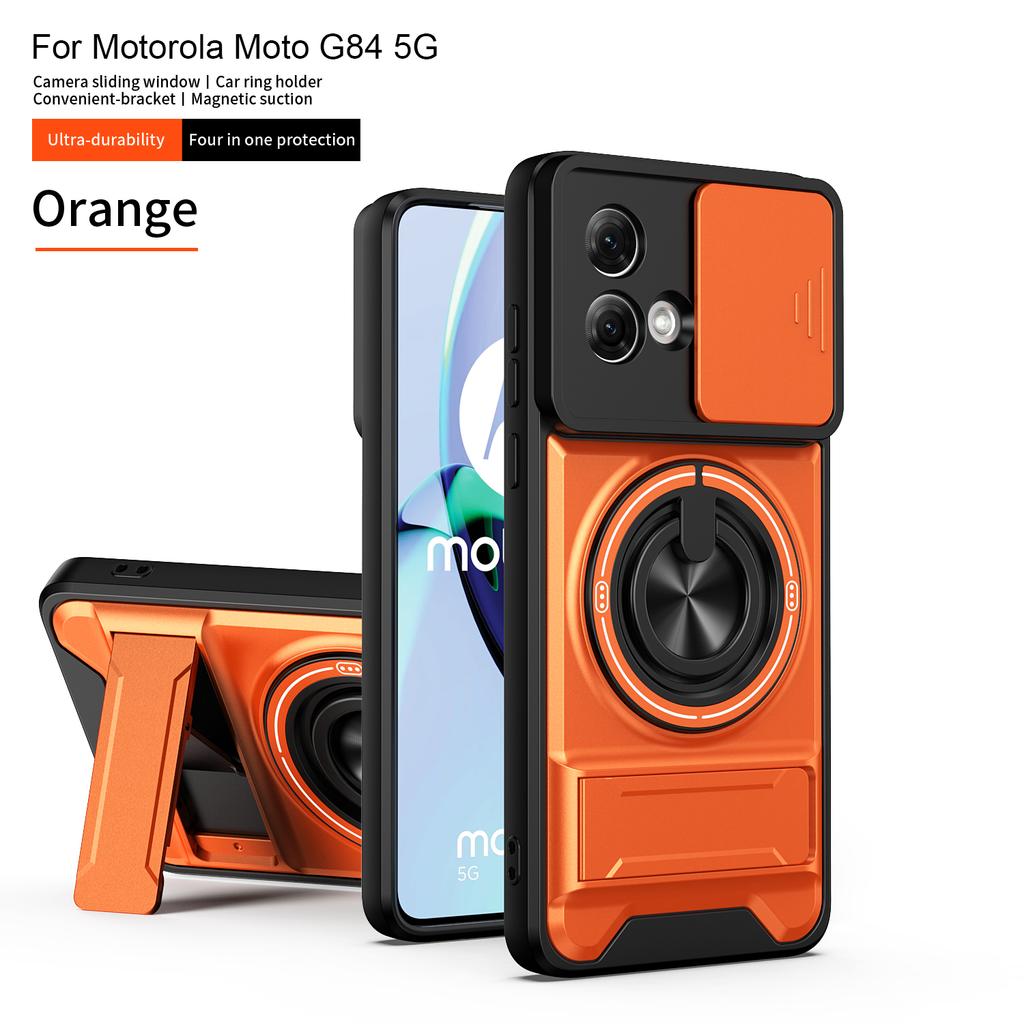 Чехол для Motorola G84 Чехол Moto G55 Чехлы Moto G56 G84 G55 Магнитный складной держатель Magsafe Защитный чехол Military Armor для камеры