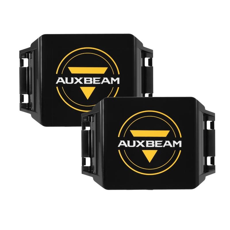 AUXBEAM 7-дюймовые светодиодные фары дальнего света с двухсторонними прожекторами, Spot с янтарными ДХО, Рабочий свет для грузовика, Пикапа, Квадроцикла, UTV, Внедорожника