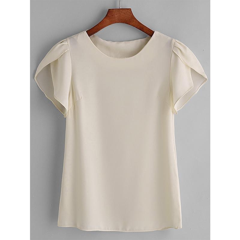 Summer Lotus Women Short Sleeve Blouse Tops Ladies Loose T Shirt Casual Top Tee