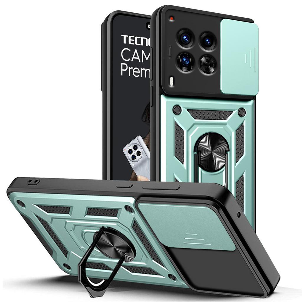 Защитный чехол для камеры Tecno Camon 30 Premier 30 Pro 20 Pro 19 18 18P Spark 20 Pro + 20 20C 10 Pro Armor Hybrid Ring, задняя крышка