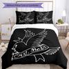 3pcs Lil Peep1 pattern bedding set duvet cover set includes duvet cover &pillowcases, perfect all season bedroom decoration & gift