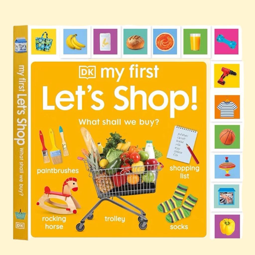 Genuine DK my first words word enlightenment lace book English early education cognitive board book