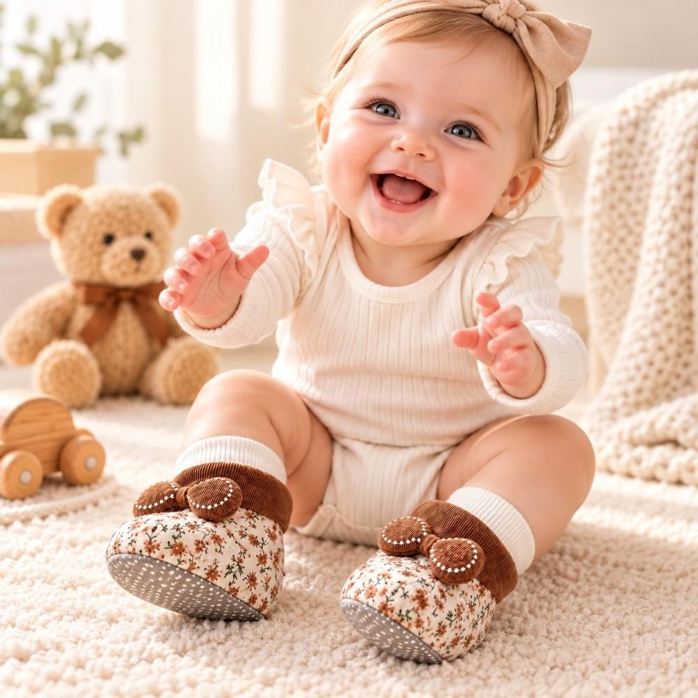 Warm Toddler Snow Boots Corduroy Infant First Walking Shoes Durable Newborn Baby Shoes