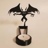 Хэллоуин Подсвечник Tealight Shadow Caster Украшение Металлический Подсвечник Подставка для Свечи Стол Центральная часть Настольный Орнамент Фестиваль Подарок