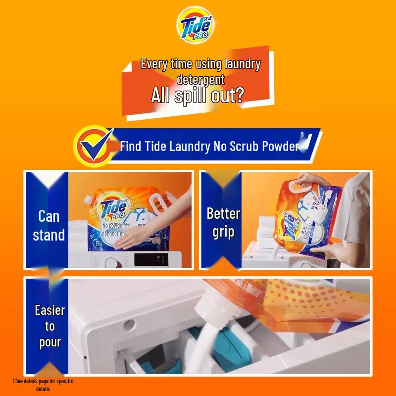 Tide No-Scrub Laundry Detergent Powder