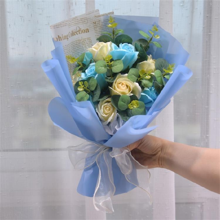 Искусственные Мыльные Лепестки Букеты Цветов Украшение Комнаты на День Святого Валентина Подарок на День Матери