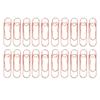 20pcs Pen Clips Metal Bookmark Paper Clip Stationery Tool Pen Holder Clips for Notebooks Book