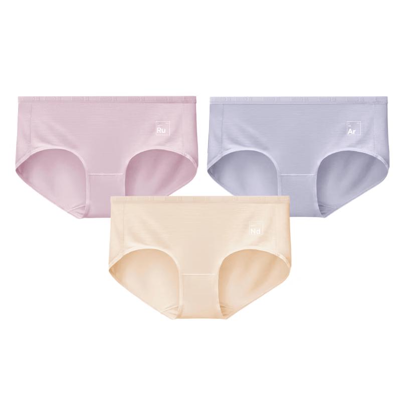 Bananain Silver Skin 500E Women's Antibacterial Modal Seamless Briefs 3-Pack