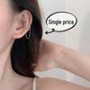 Non-Pierced Double-Layer Tassel Ear Cuff with Long Chain and Trendy Hong Kong Style