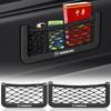 Car Organizer Storage Bag Auto Paste Net Pocket Phone Holder Car Accessories For Nismo Tiida Sylphy Teana X Trail T30 T32 Almera Qashqai