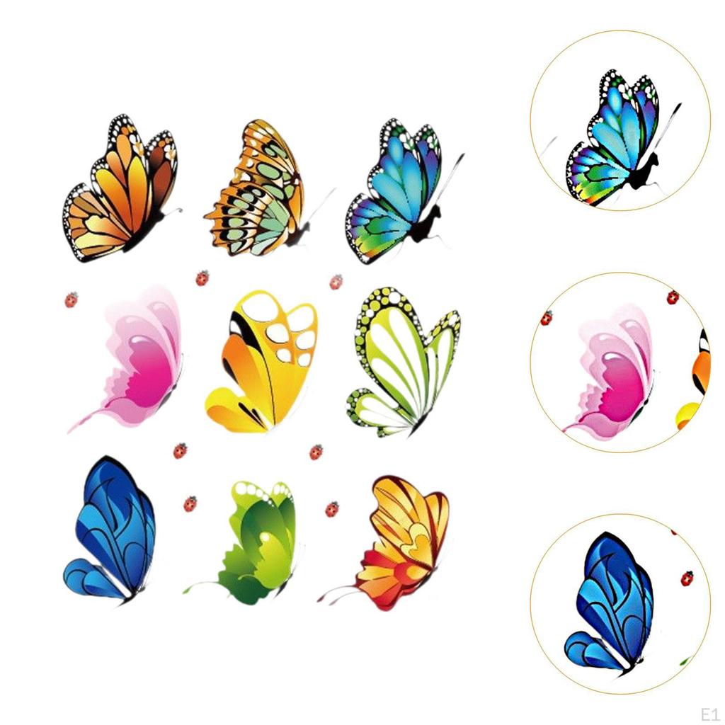 Наклейка на стену «Бабочка» Наклейка «Бабочки» Украшение «сделай сам» Фотореквизит Домашний декор для ванной комнаты