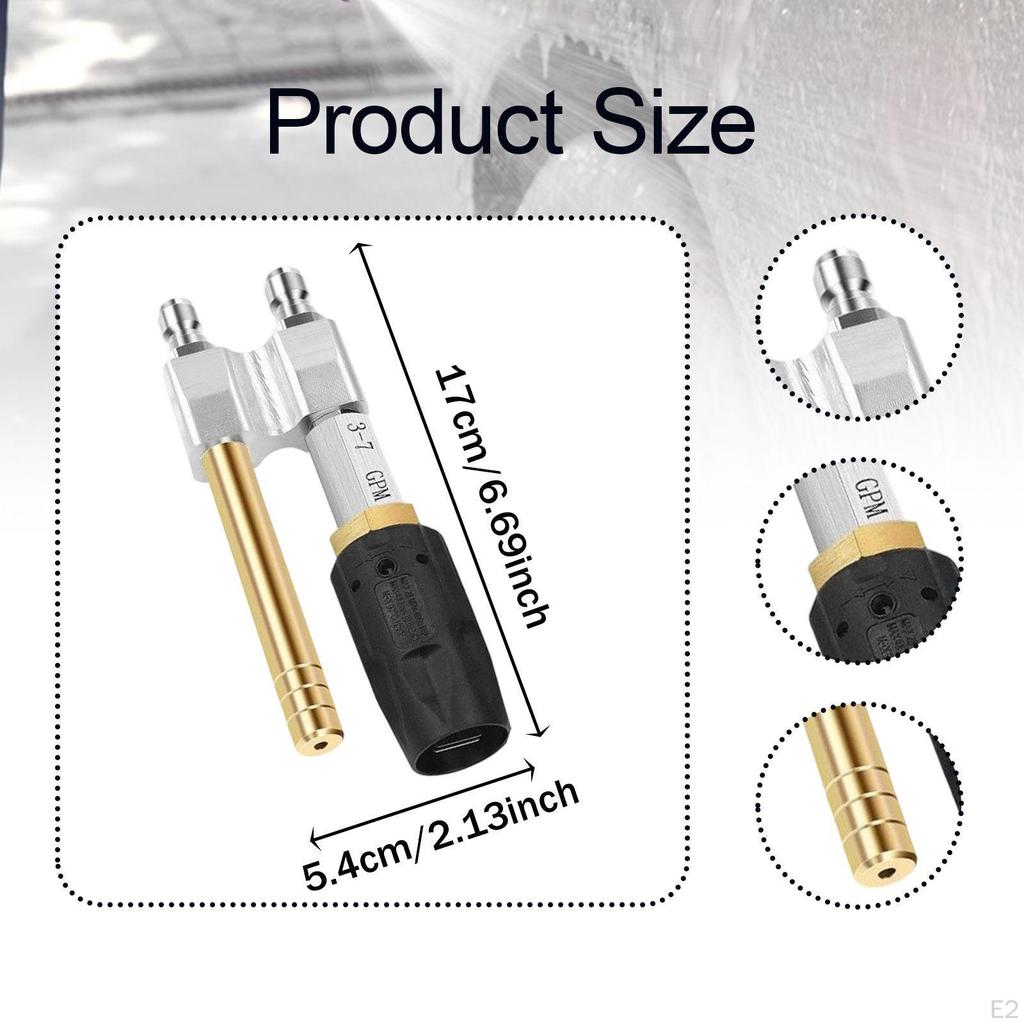 Насадка Twist, наконечник дальнего действия, форма распыления, с 1/4", для мойки высокого давления, насадка для мягкой мойки ниже по течению