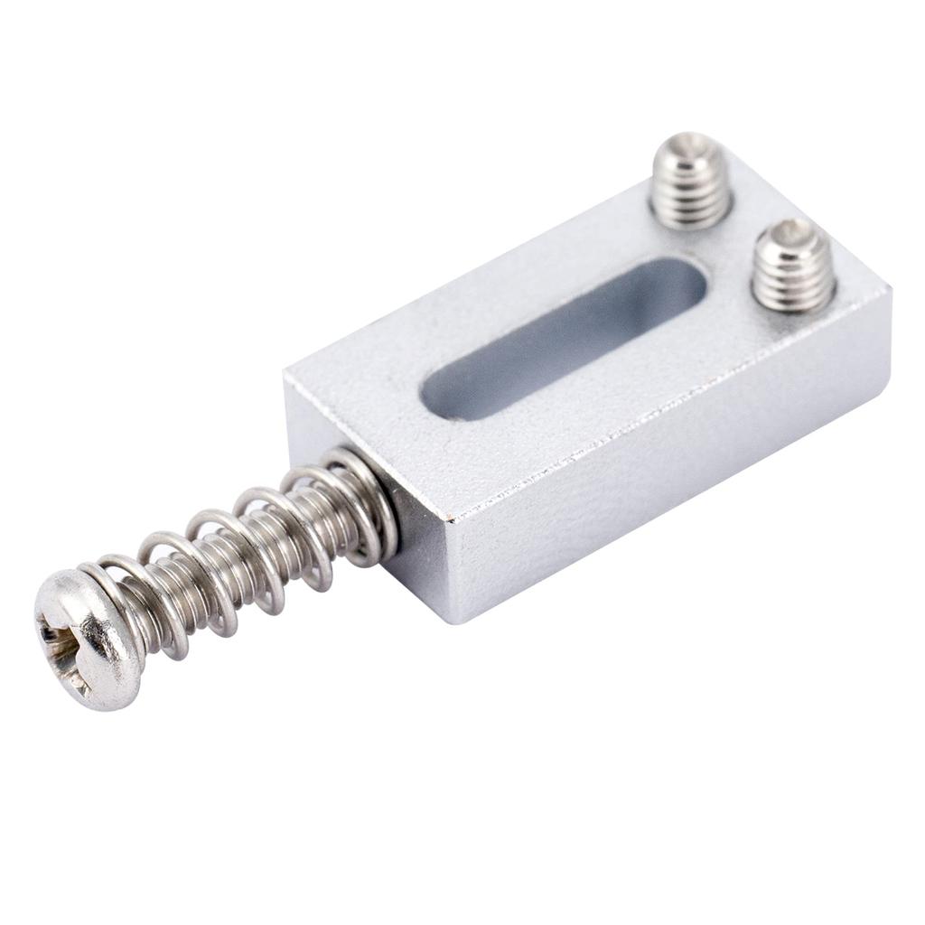 Musiclily Ultra 10.5mm Brass Bridge Saddles for ST Strat/TL Telecaster Electric Guitars, Chrome (Set of 6)