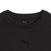 Puma Вязаная простая однотонная футболка с круглым вырезом и коротким рукавом Женские топы 637774-01