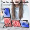 Вращающаяся на 360° подставка Кожаный чехол-подставка Для Samsung Galaxy Z Flip 7 6 5 4 5G Магнитное крепление Flip7 Flip6 Flip5 Ретро-чехол