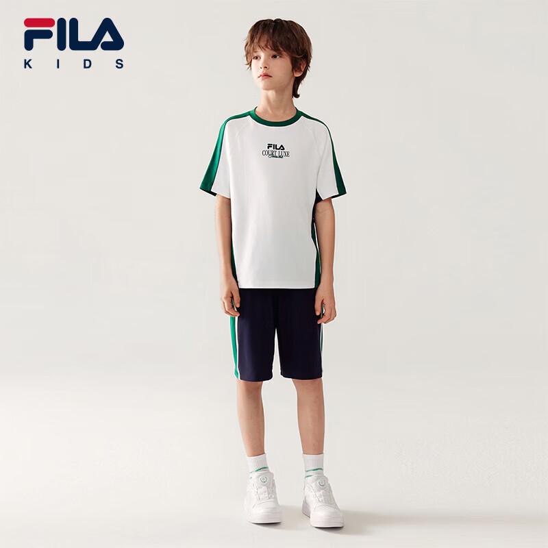 Fila Летняя хлопковая футболка для мальчиков