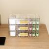 Keep Tidy Plastic Practical 7 Grids with Cover Data Cable Storage Case Bedroom Desk Organizer Data Cable Organizer
