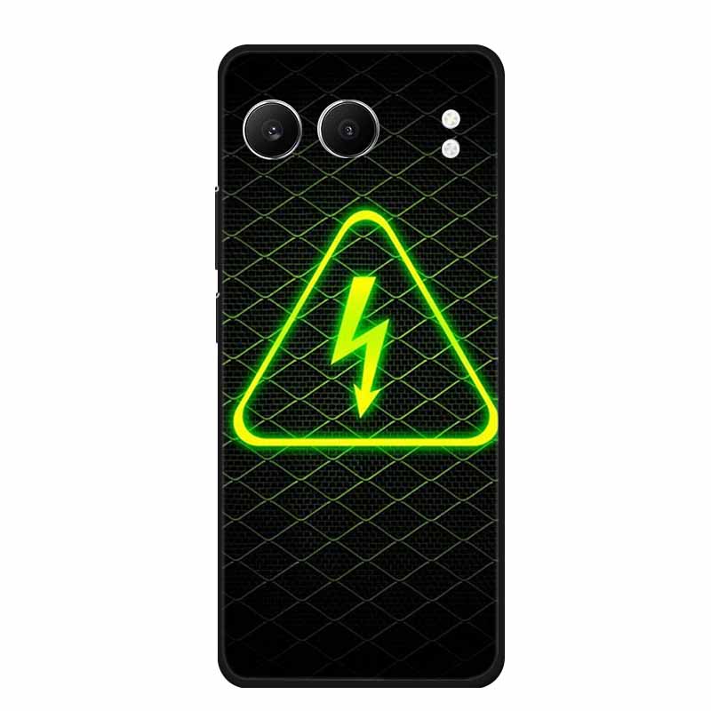 Для OnePlus Nord 4 Задняя крышка Чехол Милый Мультяшный Кот Черный Силикон Мягкие Чехлы для Телефона Для OnePlus Nord 4 Чехол Nord4 6.74" Capa Сумка
