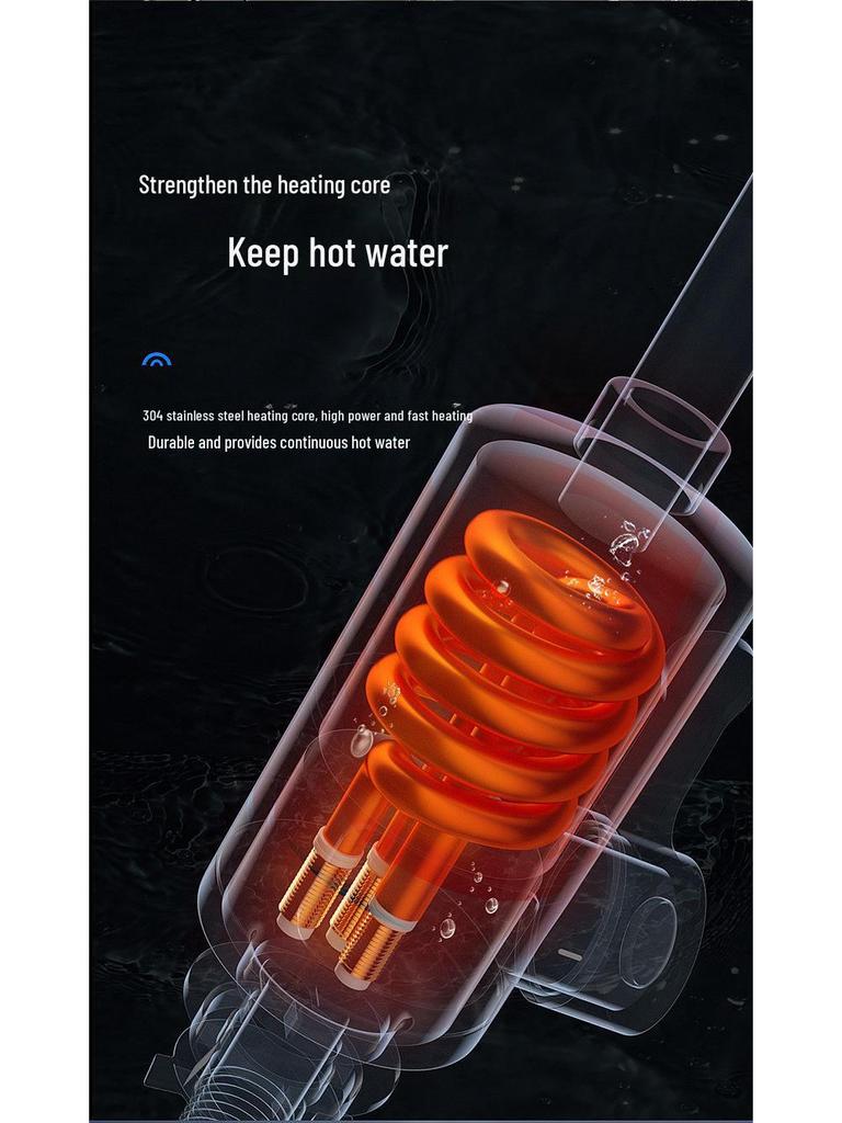 Электрический умный водонагреватель с мгновенным нагревом: 3-секундная горячая вода для кухни