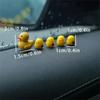 5PCS Car Mini Cute Screen Center Console Decoration Small Yellow Duck Rear Camera Car Decoration Accessories Interior Decoration