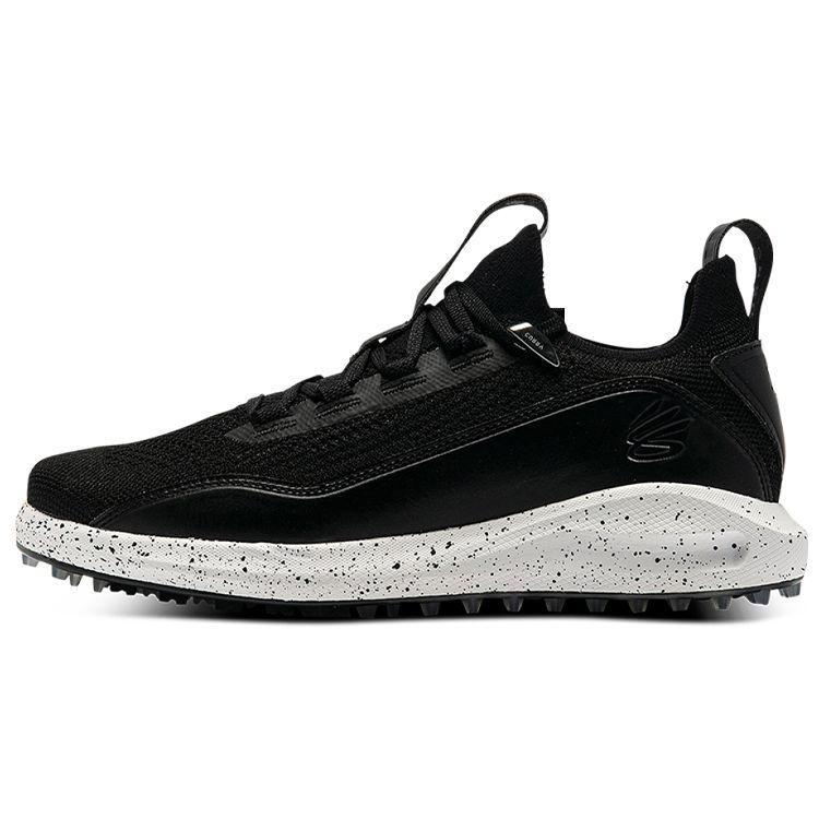 Under Armour Кроссовки Curry 8 Spikeless Golf черные белые мужские 3023734-001