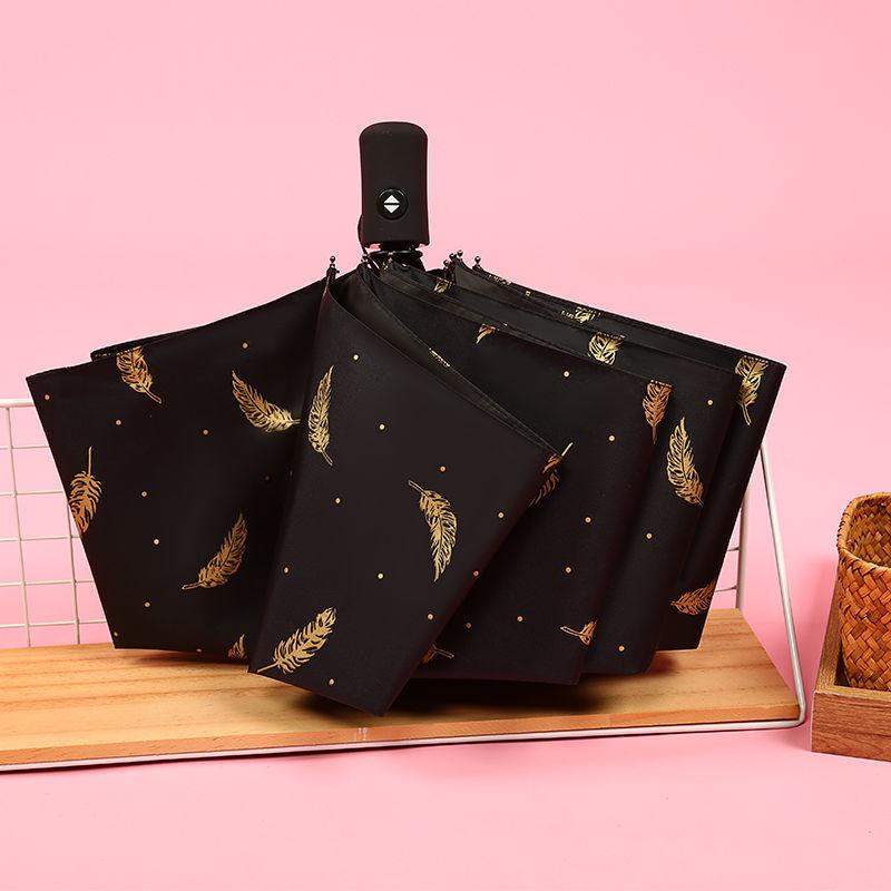 **Компактный складной зонт от солнца и дождя с УФ-защитой**