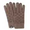 Autumn/Winter Plaid Jacquard Wool Gloves