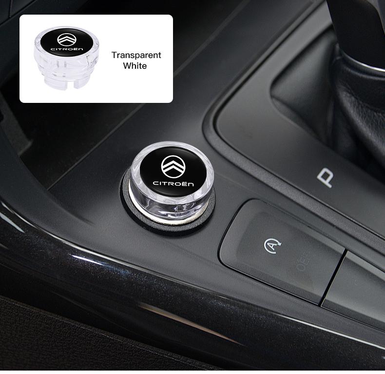 AJFJ2 Car Cigarette Lighter Cover Dust Proof Decoration Cap For Citroen C6 C4 C3 C2 C1 2CV VTS DS3 Jumpy C8 C-Elysee C15 C4L CelyseeC6