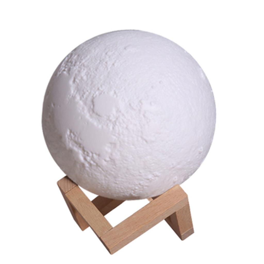 880ml Home Use LED Lunar Air Humidifier 3D Moon Lamp Diffuser USB Rechargeable Ultrasonic Mist Purifier