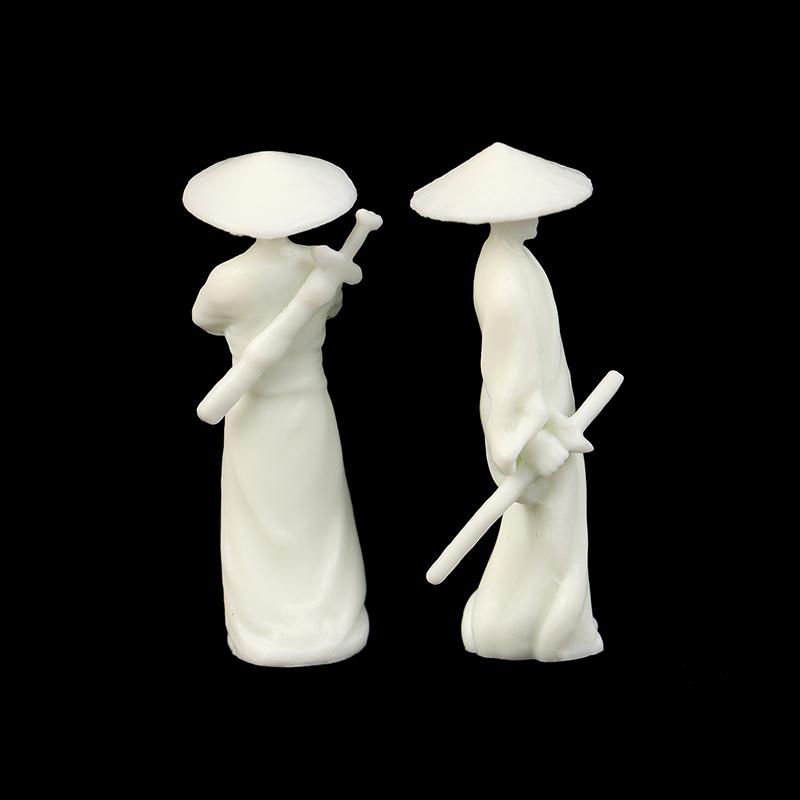 1Pc Fairy Garden Miniatures Cool Chinese Kung Fu Swordsman Figure Sand Table Layout Mini Landscape Supplies Desk Decoration