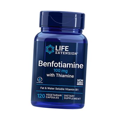 Бенфотиамин с Тиамином, Benfotiamine with Thiamine, 120вегкапс (72346025)