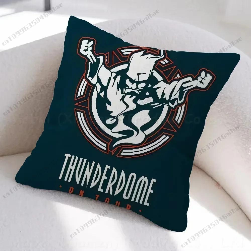 Funda de almohada con diseño de T-Thunderdome, ideal como rgar, la oficina, el dormitoriresión a doble cara(3)
