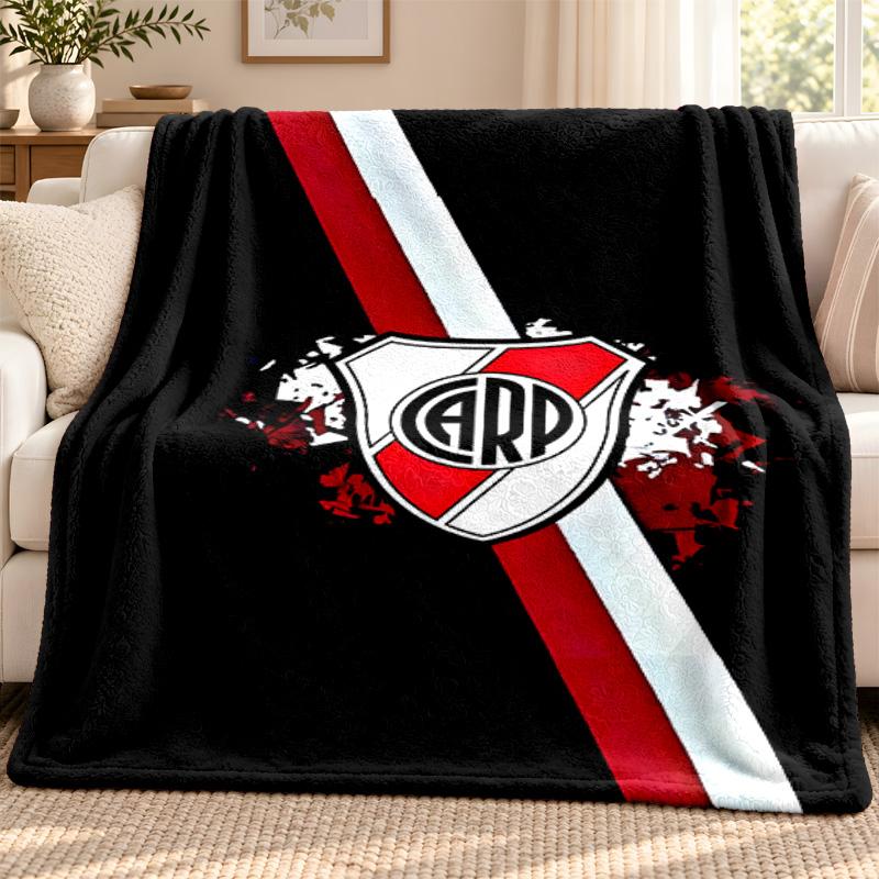 Atletico River Plate blanket Flannel Blanket Soft Cozy Plush Throw for Sofa Bed Lightweight Home Decoration Outdoor camping
