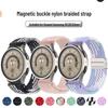 Compatible Nylon Elastic Sports Watch Band for Huawei GT5 and Samsung Watch7 with Magnetic Buckle