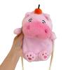 Persimmon Capybara Plush Crossbody Bag Phone Pouch Cartoon Plush Shoulder Bag  Stationery