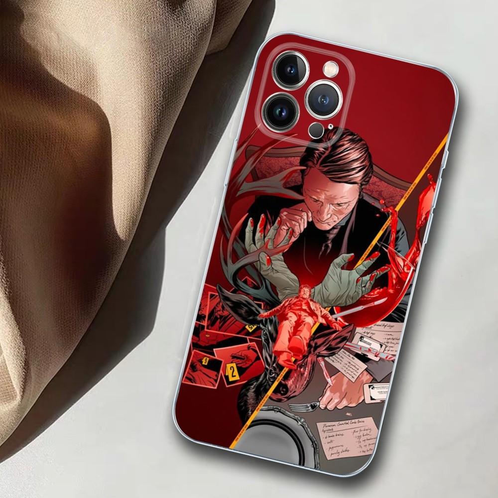 Hannibal Phone Case For iPhone 14 11 12 13 Mini Pro XS Max Cover 6 7 8 Plus X XR SE 2020 Funda Shell